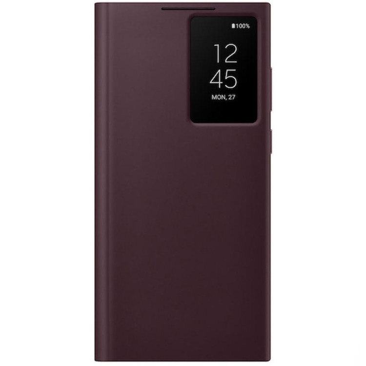 کیف کلاسوری سامسونگ مدل Clear View Cover مناسب برای گوشی موبایل سامسونگ Galaxy S22 Ultra