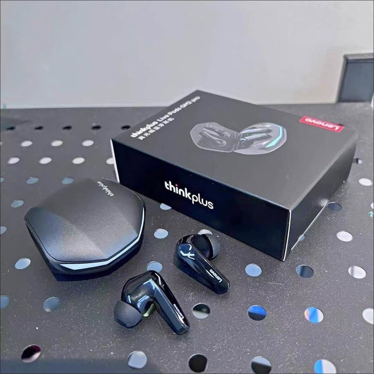 هدفون بلوتوثی لنوو مدل Live Pods GM2 Pro بدون قابلیت نویز کنسلینگ، درگاه شارژ USB Type-C، دارای دستیار صوتی، مقاوم در برابر رطوبت و عرق