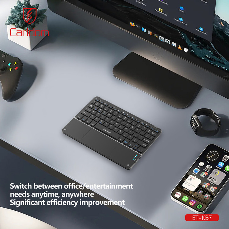 کیبورد بی سیم ارلدام مدل KB7