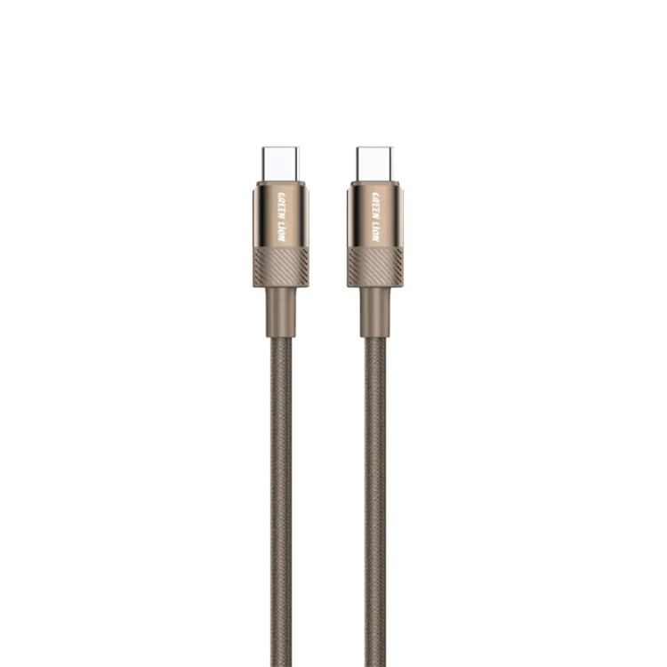 کابل شارژ دو سر تایپ سی گرین لاین مدل GREEN LION GNDESUC2UCTI Desert Spark USB-C 60W طول 1 متر