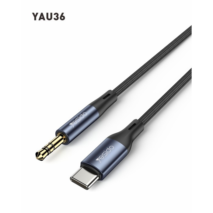 کابل صدا تایپ سی یسیدو مدل YESIDO YAU36 طول 1 متر
