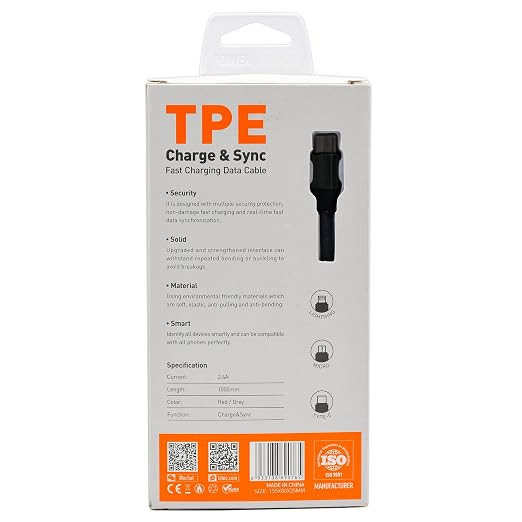 کابل شارژ تایپ سی الدینیو مدل LDNIO LS441 Type-C مشکی طول 1 متر