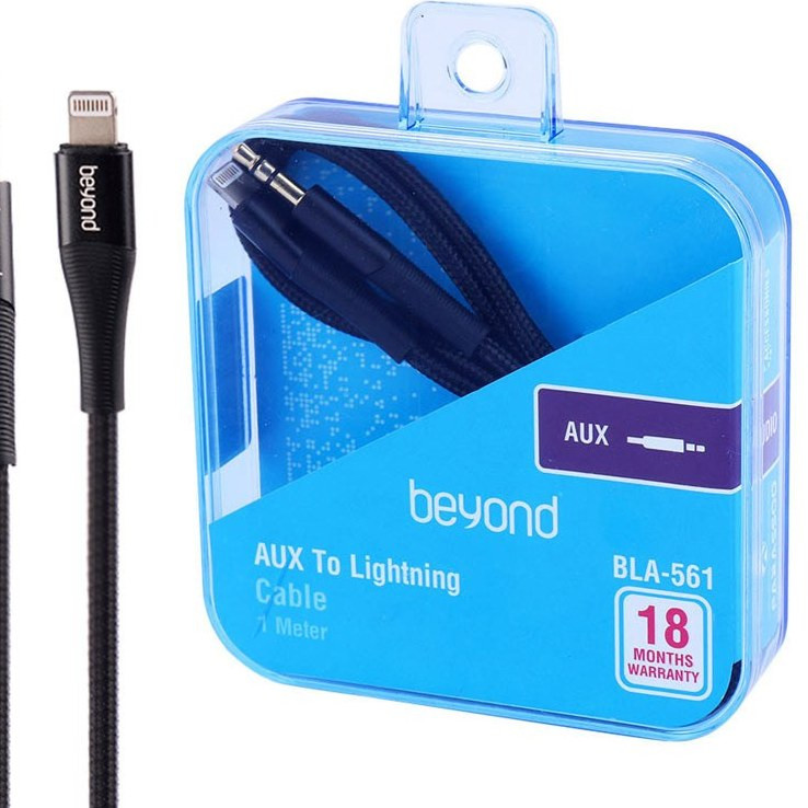 کابل صدا بیاند مدل BEYOND BLA-561 مشکی طول 1 متر