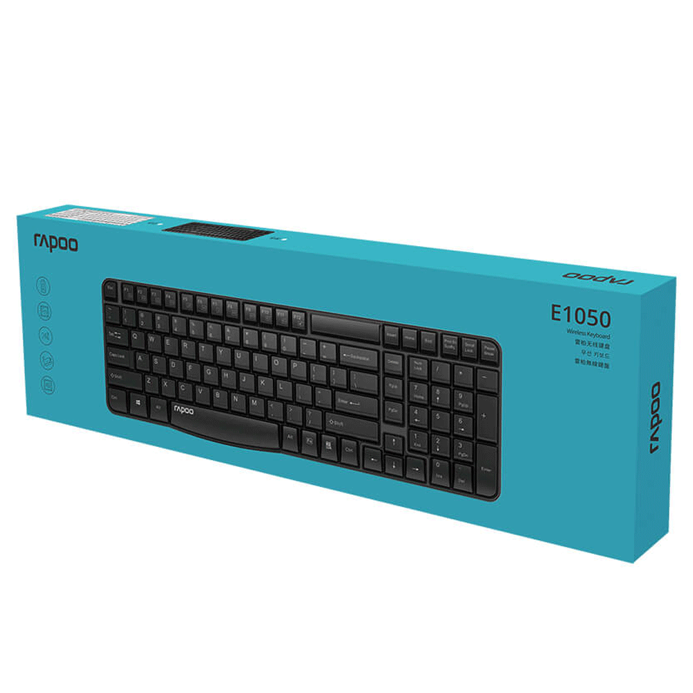 کیبورد بی سیم رپو مدل RAPOO E1050 مشکی